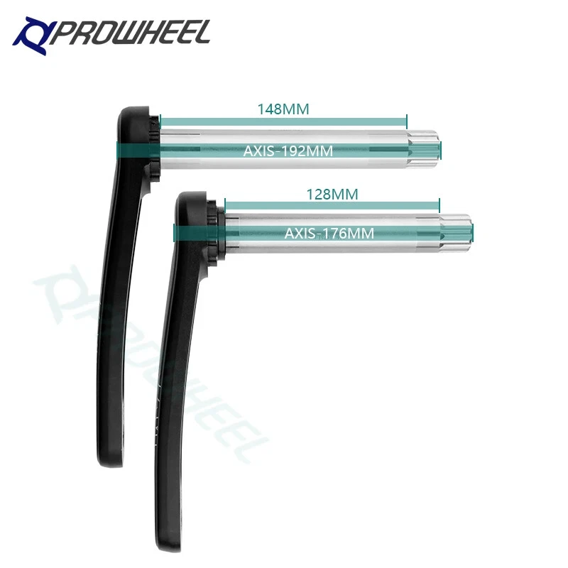 170mm Snow Bike Crankset  30/32/34/36/38/40/42T Chainring 100/120MM with BB - Image 2 of 4