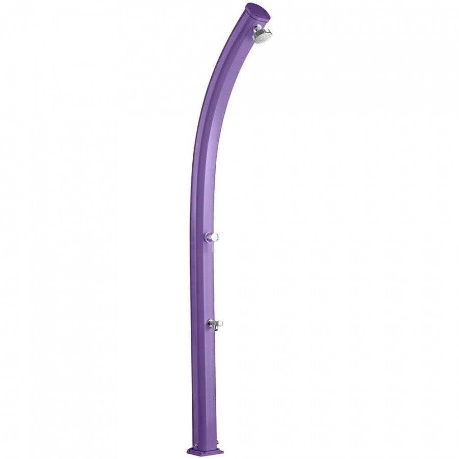 Doccia In Alluminio Arkema Jolly 25 Lt Con Lavapiedi Colore Viola - Uso Interno,