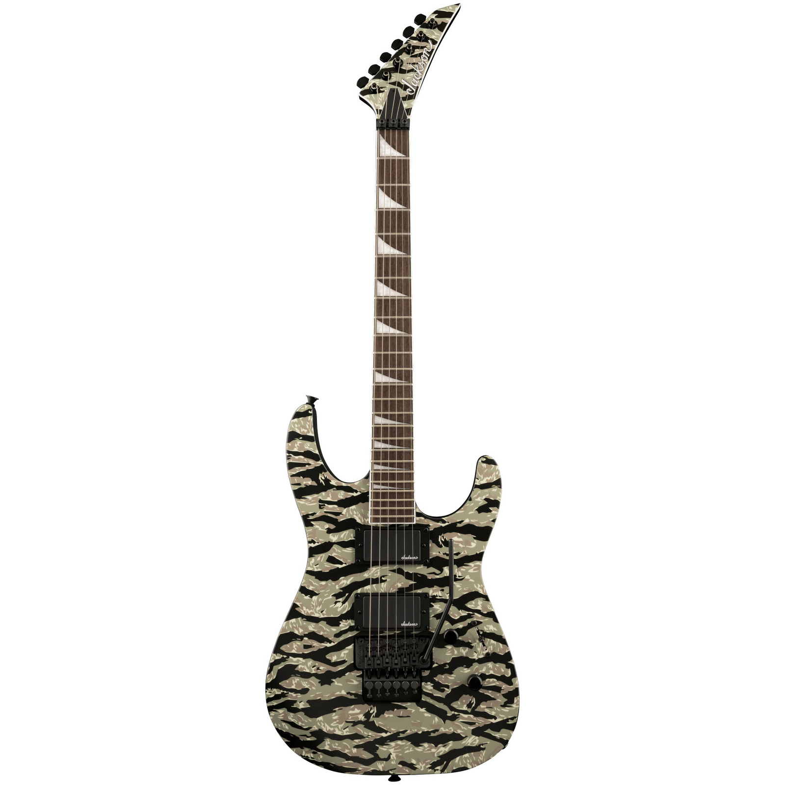 Например,Гитарист Джексон X-Series Soloist SLX DX в камуфляже Тигровые джунгли, Гитарист NEU