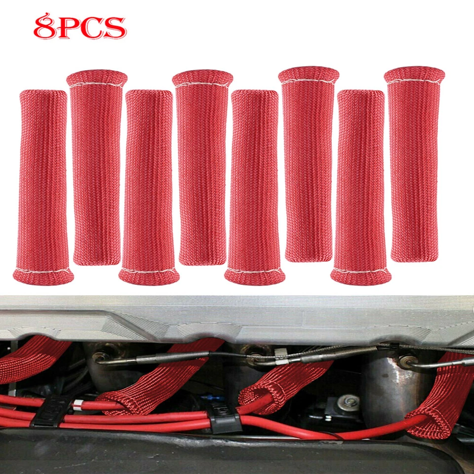 8 PIEZAS 2500° Bujía Alambre Botas Protector Manga Protector Térmico Cubierta Para LS1/LS2 Foto 2 de 4