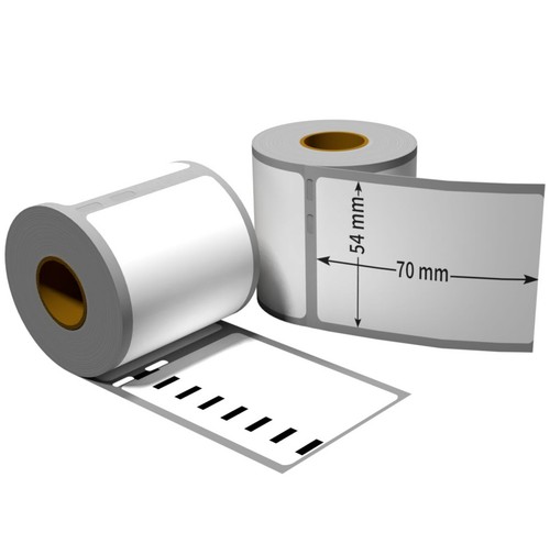 20x étiquette compatible avec Dymo 99015 54 x 70 mm 320 étiquettes par rouleau - Zdjęcie 5 z 6