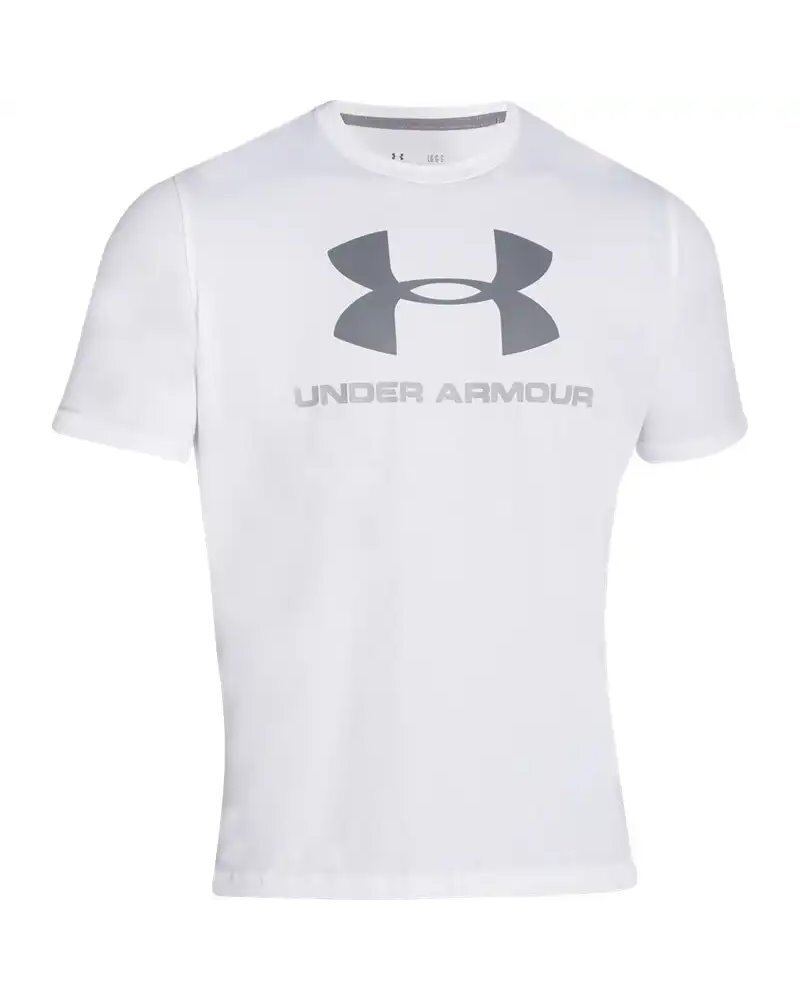 Under Armour Sportstyle Logo T-shirt Short Sleeve Men, White
