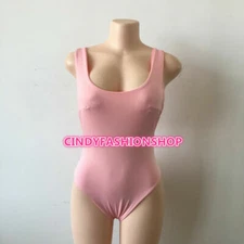 USA Women Sexy Chic Backless Bodysuit V-Neck Body Suit Short Jumpsuit &Rompers