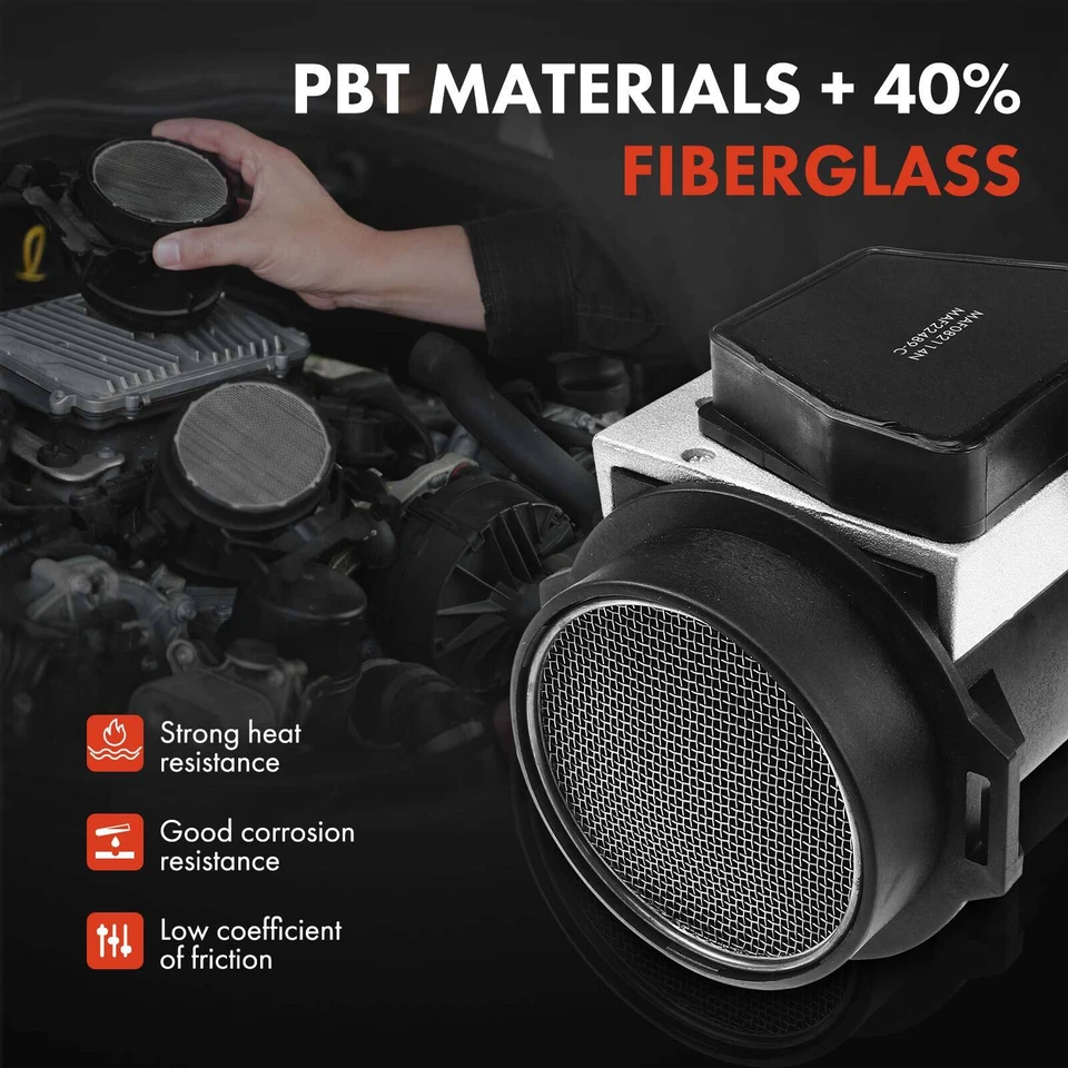 Conjunto de sensor de flujo de aire de masa para BMW E36 325i 1991-1992 325is E34 525i L6 2,5 L Foto 4 de 4