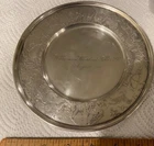 c1910 Reed & Barton Sterling Silver Jungle Pattern Child's plate Elephant Monkey