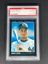 1993 Pinnacle DEREK JETER RC #457 PSA 10
