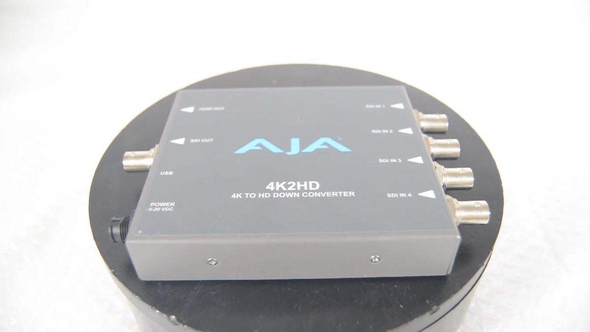 AJA 4K2HD 4K/UHD to 3G/HD/SD-SDI and HDMI Down-Converter Excellent