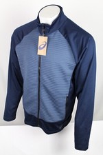 Asics Mens Jacket Knit Ottoman Full Zip Hybri...