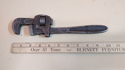 Stillson Walworth Steel Pipe Wrench H3 10 In Vintage USA