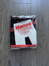 Vintage Hanes Men  s Thermal Bottom Waffle Pants Long Johns 1987 Size XL 38-40