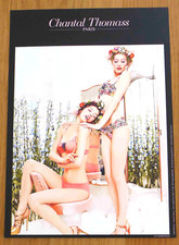 Affiche Double Face Lingerie Chantal Thomass Poster 36x25  NEUF