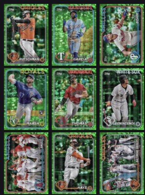 [DIGITAL] Topps Bunt - Baseball 24 S1 Green Flash Pack Exclusive - A to J - Pick