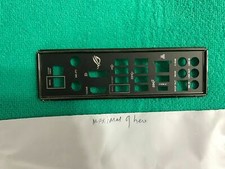 ASUS MAXIMUS IX HERO IO SHIELD BACK PLATE  INSULATED  USED