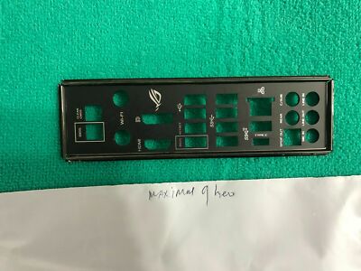 ASUS  MAXIMUS IX HERO  IO SHIELD BACK PLATE ( INSULATED)   USED