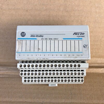 ALLEN BRADLEY 1794-IB16 FLEX 16 POINT DIGITAL INPUT MODULE 1794IB16