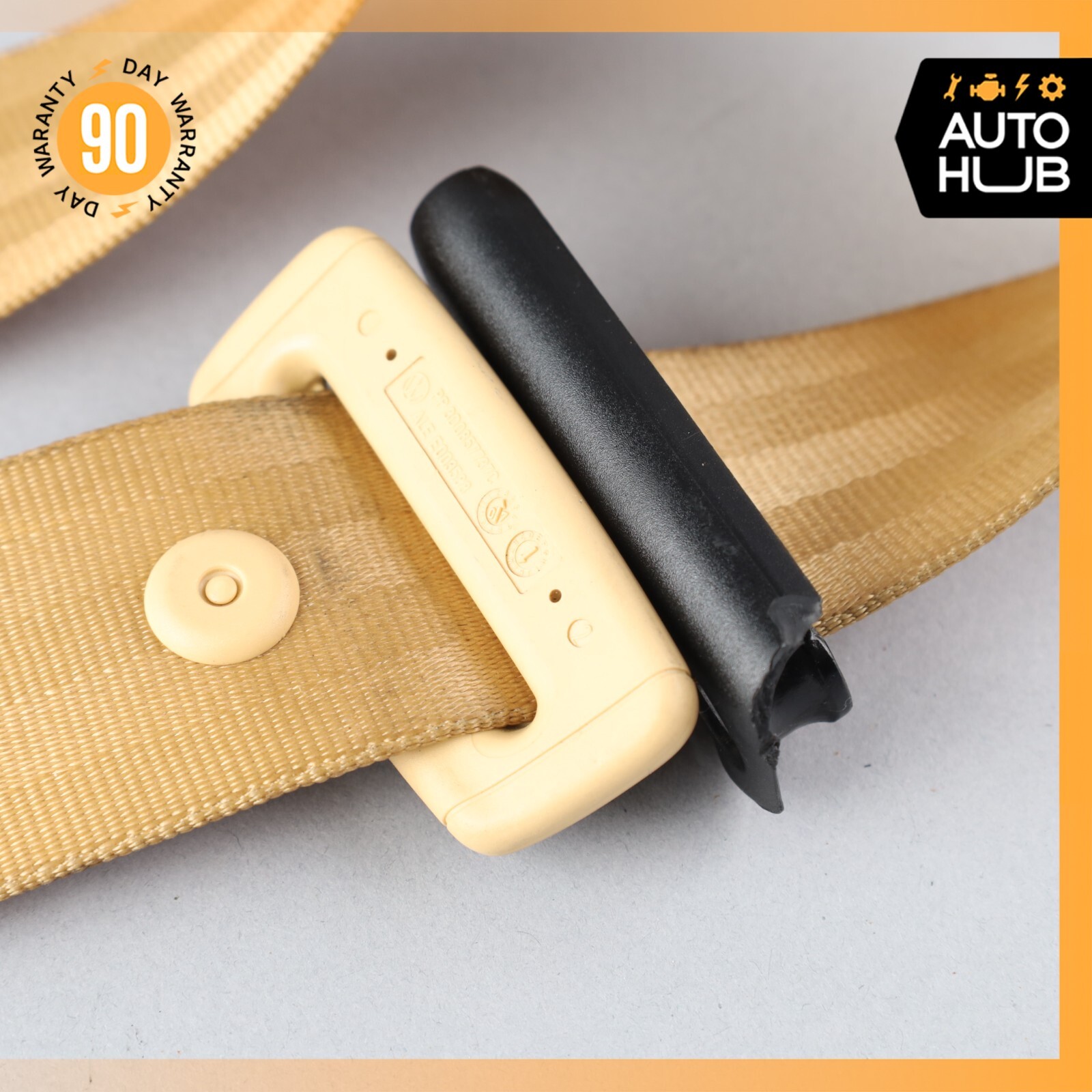 07-11 Bentley Continental GTC Rear Left or Right Side Seat Belt Beige OEM 60k