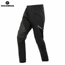 ROCKBROS Men Cycling Bicyle Pants Windproof MTB Warm Pants Sport Riding Trousers