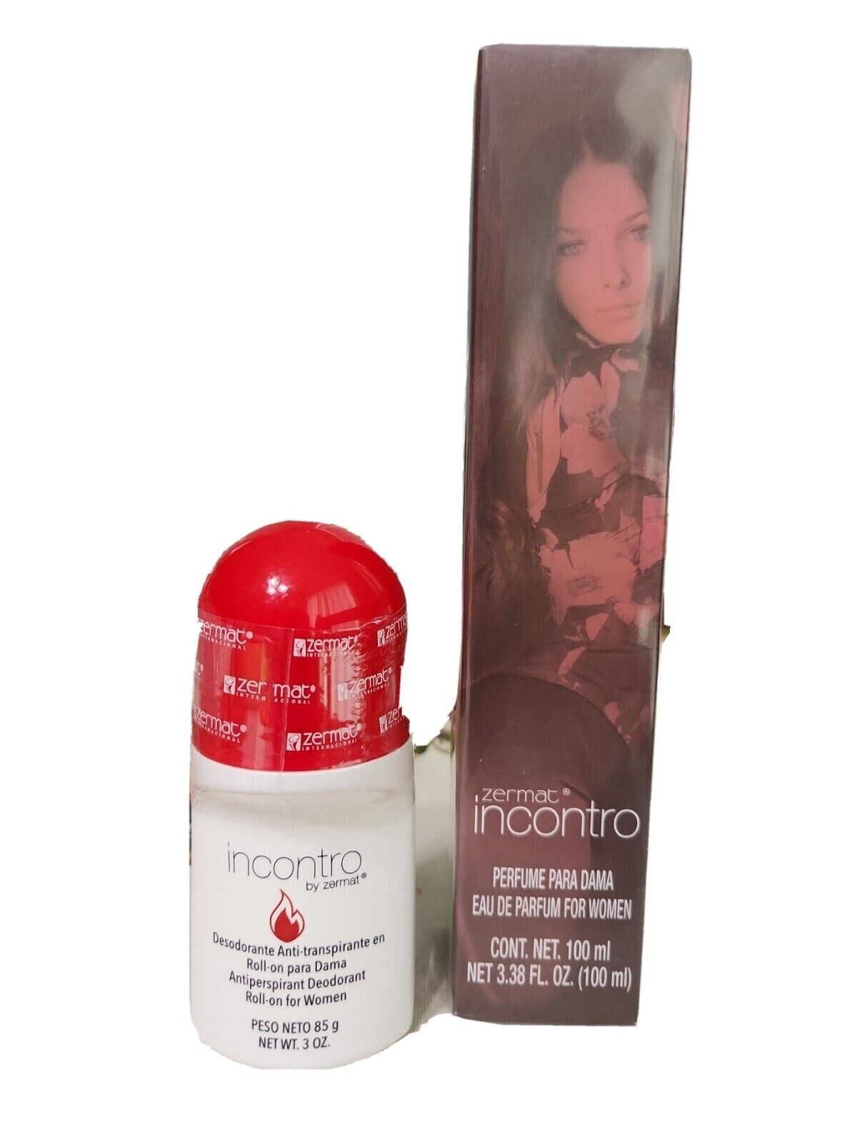 Zermat Perfume Incontro for Woman Perfume y desodorante para Dama 3.4oz