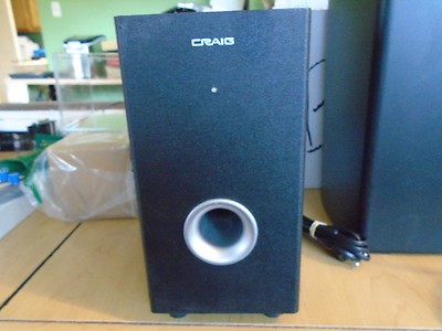 Craig Channel Home Theater Speaker Only Black (CHT754)