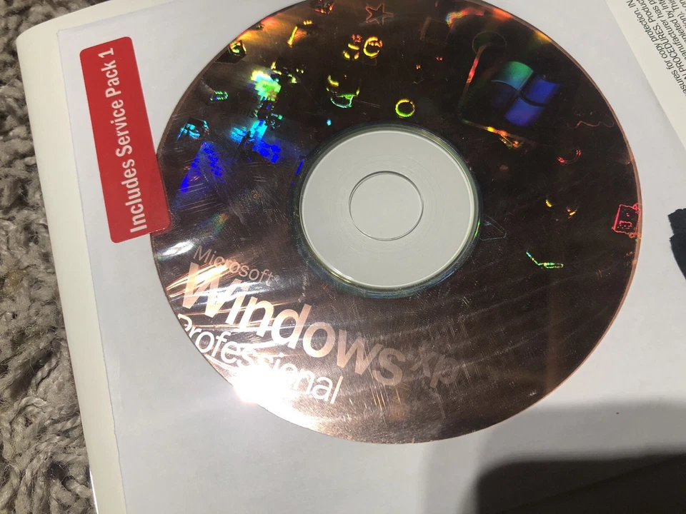 MICROSOFT WINDOWS XP PROFESSIONAL 2002 w/SP1 Included Product Key - Image 3 of 3