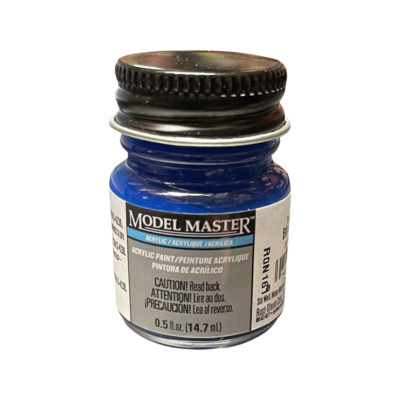 NEW! Model Master Acrylic Clear Blue Paint, 4658, 0.5 FL OZ