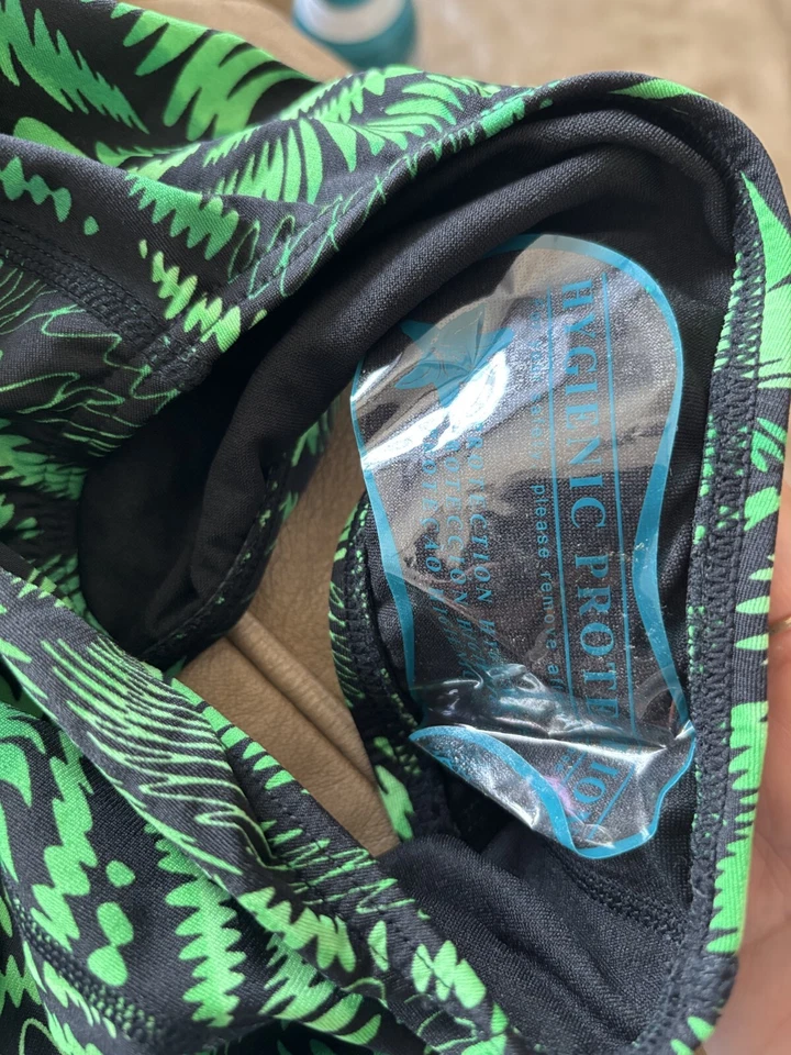 Traje de baño para mujer Dolfin talla 34 verde de una pieza traje de baño surf salvavidas Foto 2 de 4