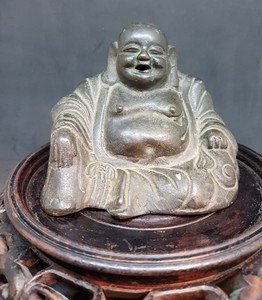 Antico Bronzo 19th Secolo Cinese Xuanzang Statua Di Buddha Ebay