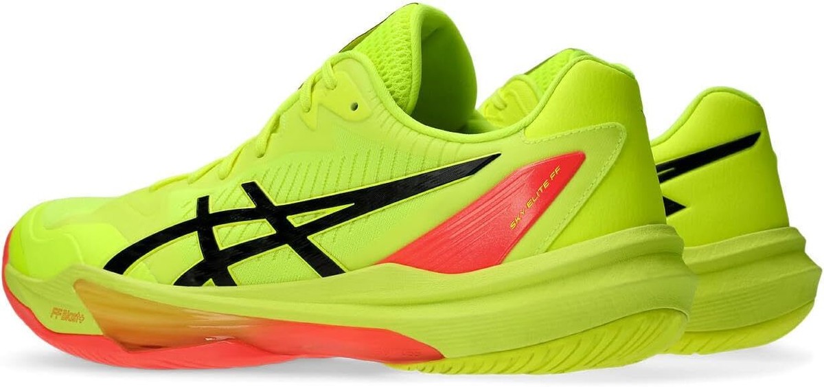 Asics Volleyball Shoes SKY ELITE FF 3 PARIS Safety Yellow Asics Volleyball Shoes SKY ELITE FF 3 PARIS Safety Yellow