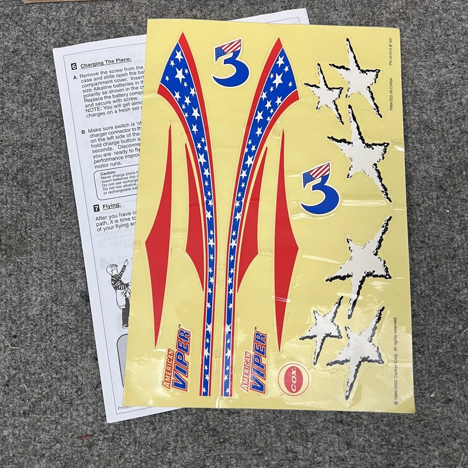 Cox Sky Cruisers Electric Flying Plane Model 5842 New In Box - Image 3 of 4