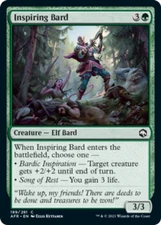 MTG Inspiring Bard NM-Mint Adventures in the Forgotten Realms 