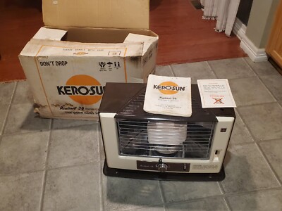 Kerosun Radiant 36 Kerosene Heater W/ Removable Tank, New Old Stock 9600 BTU