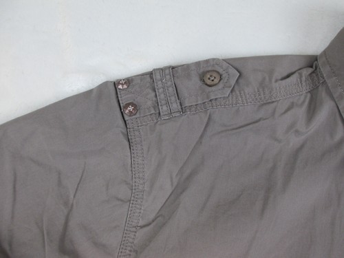 7 Diamonds Shirt Mens Large Brown Button Up Cotton Embroidered Casual* - Picture 6 of 16