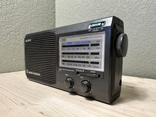 Sony TV Sound AM/FM/TV/Weather Radio ICF-34 Tested - Works Great 