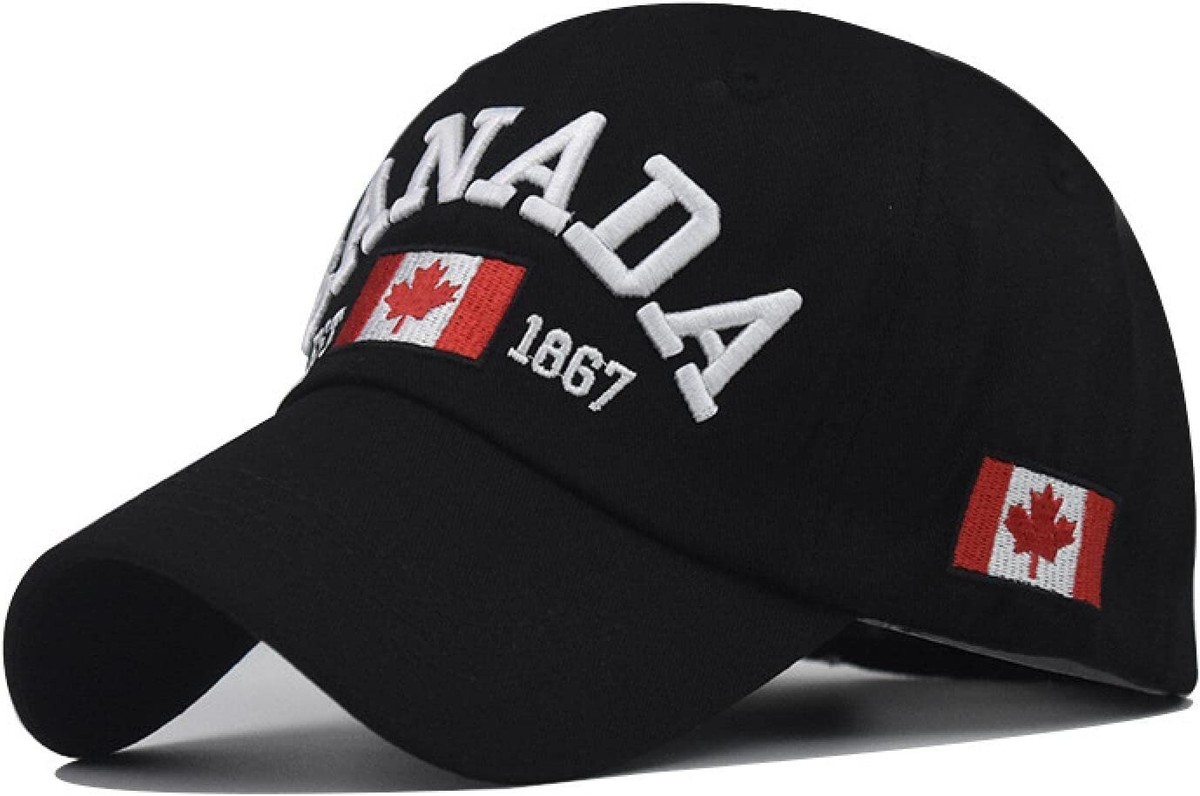 Vintage Dad Hat Trucker Cap – Canada Maple Leaf Adjustable Baseball Cap, Cotton, Universal Fit