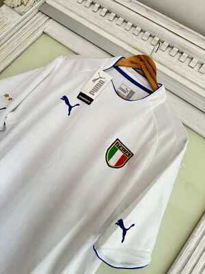Vintage Italy 2003-2004 Away Soccer Jersey Football Shirt Kit Size