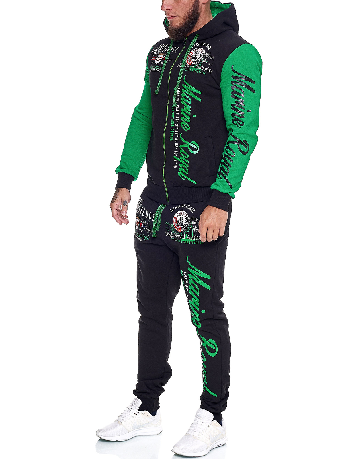 Mens Jogging Suit Workout Suit Athletic Suit Fitness Streetwear JG512