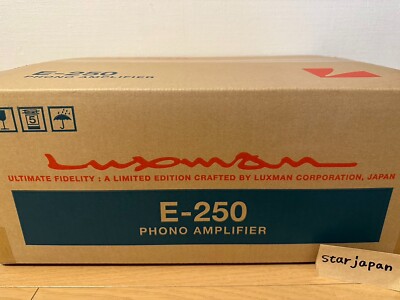 LUXMAN E-250 Phono Equalizer Amplifier White