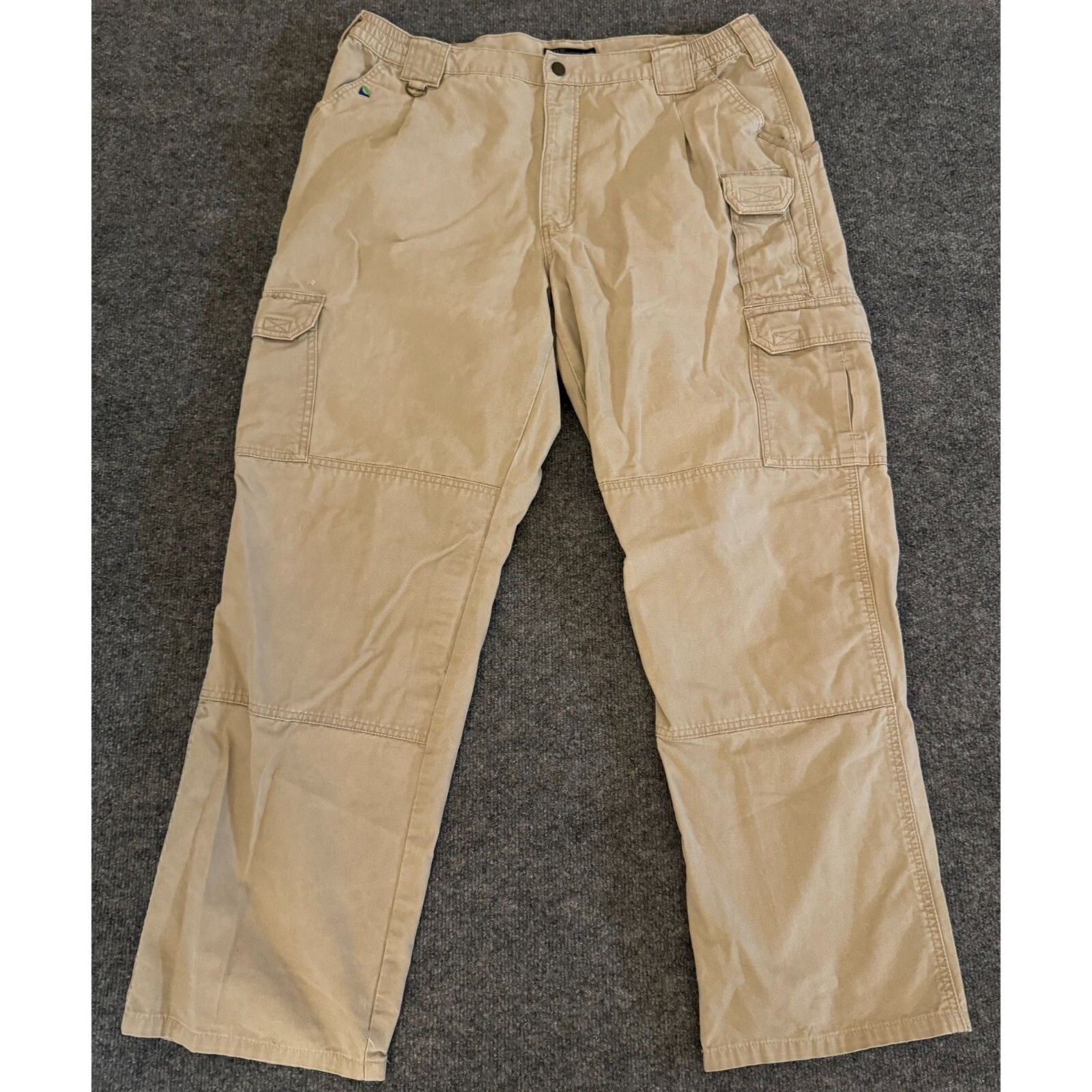 5.11 Tactical Pants Mens 40x31* Tan Cargo Straight Stretch Workwear Canvas