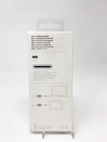 Genuine Apple USB C To SD Card Reader MUFG2AM A A2082 Excellent Condition 190198905000 EBay