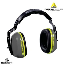 Delta Plus Interlagos Light Grey SNR 26 Ear Defenders Hearing Protectors PPE