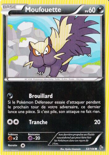 Moufouette - XY2:Etincelles - 53/106 - Carte Pokemon Neuve Française - Photo 1/1