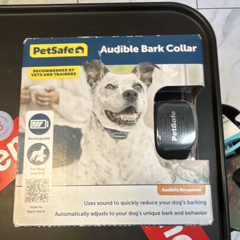 PetSafe Audible Ultrasonic Rechargeable Bark Collar for M/L Dogs RB-PBC00-17281