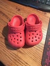 Crocs Red Unisex Toddler Size 5 Euc