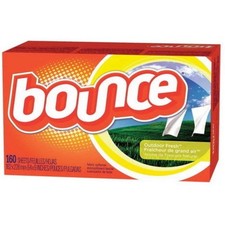 Procter & Gamble Bounce Fabric Softener Sheet White - 160 Pack