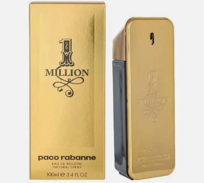 1 Million by Paco Rabanne Eau De Toilette Men's 3.4 oz Spray New & Sealed