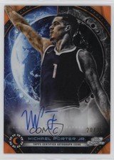 2023 Cosmic Chrome Orange Galactic Refractor 20/25 Michael Porter Jr Auto 1n1n