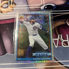 2026 Topps Series 1 Dansby Swanson Silver Pack Mojo #91C-7 Chicago Cubs