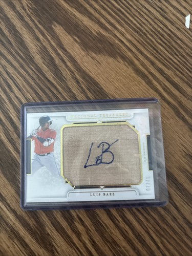 2024 Panini National Treasures Baseball Luis Baez Jumbo Lumber Auto /49 #JLS-LB