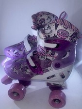 Roller Derby Pearl Adjustable Girls Roller Skates Unicorns and Donuts Size 12-2