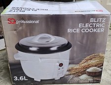 SQ Professional Blitz Electric Rice Cooker Automatic Cooking Non-Stick 3.6 litre